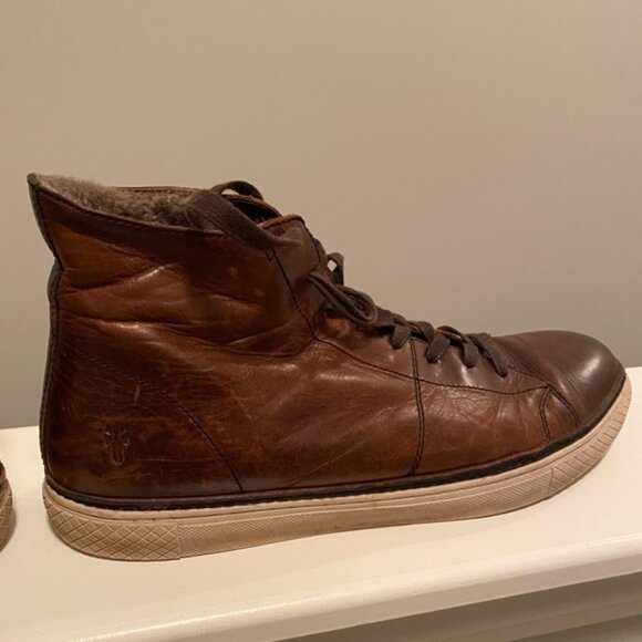 Frye Other - Frye Brown Leather Sneakers